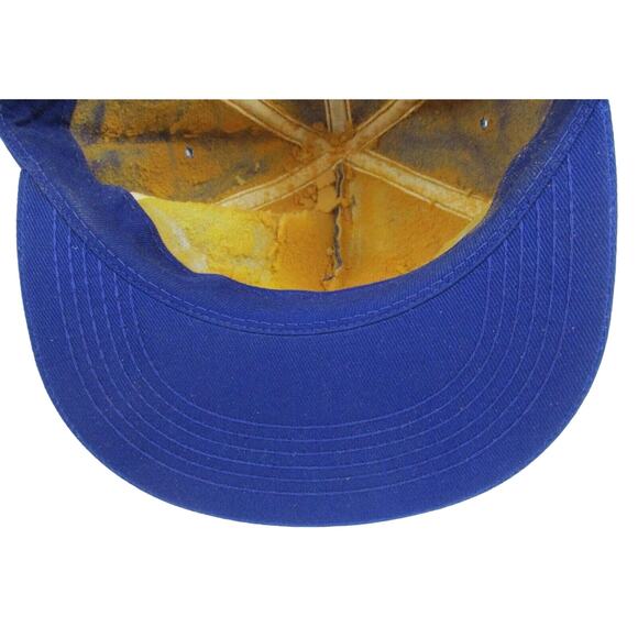 Vintage Alaska Airlines K-Brand Baseball Cap Hat SnapBack Blue Made In USA - Picture 7 of 9